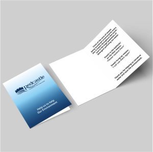 Folded Business Cards